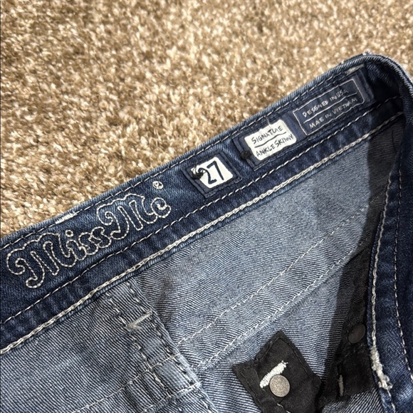 Miss Me Classic Blue Denim Jeans - Picture 3 of 6